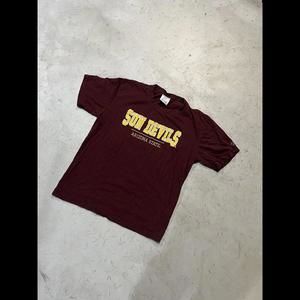 Champion University Of Arizona Burgundy Gold Embroidered Tee Mens Size L